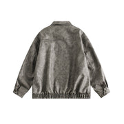 Washed Distressed Japanese Style Jacket
