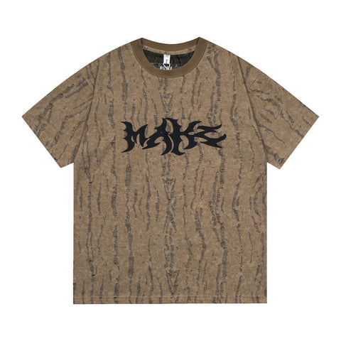 Gothic Letter Cotton T-Shirt – Fashion Statement Streetwear Top