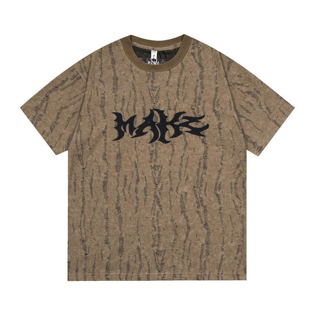 Gothic Letter Cotton T-Shirt – Fashion Statement Streetwear Top