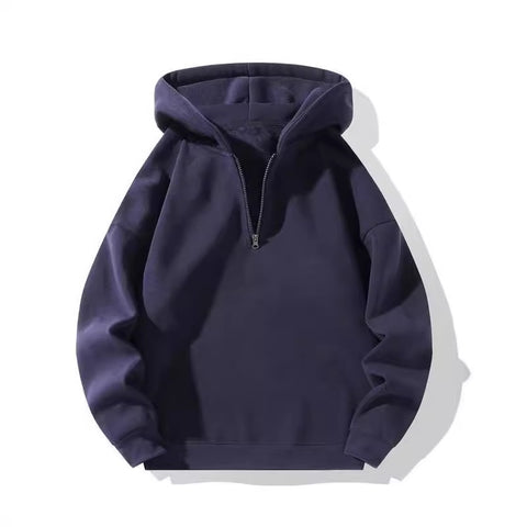 Loose-Fit  Zipper Hoodie