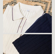 Old Money Short-sleeved Polo Shirt