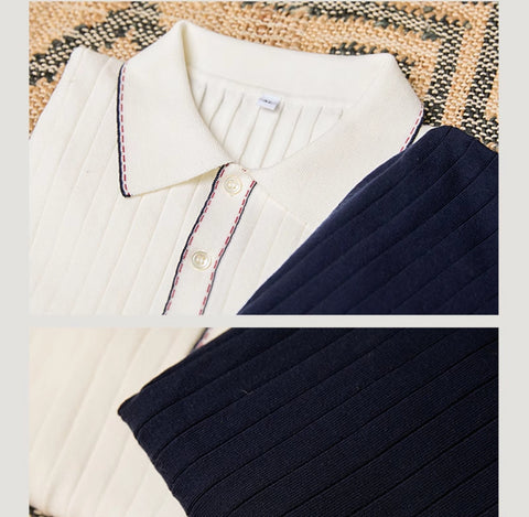 Old Money Short-sleeved Polo Shirt