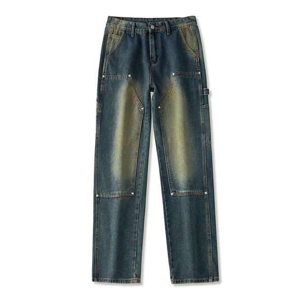 Vintage Straight-Leg Utility Logging Cargo Pant