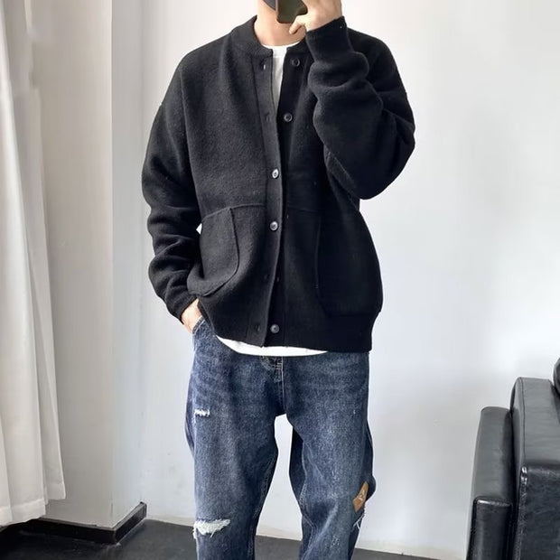 Thick Knit Wool Cardigan