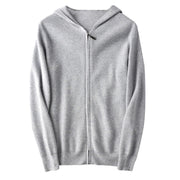 Casual  Zipper Hooded Sweater