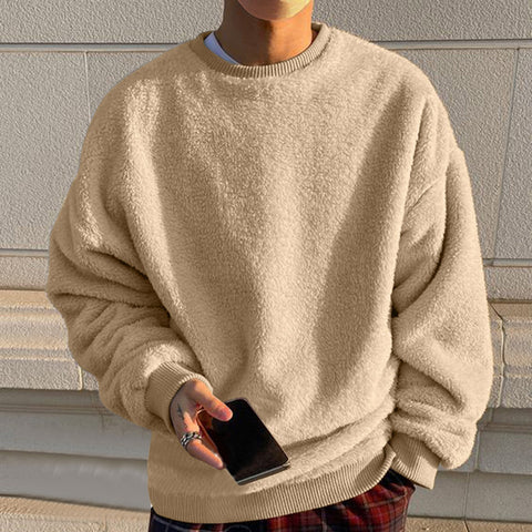 Double-Sided Velvet Sweater
