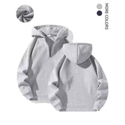 Loose-Fit  Zipper Hoodie