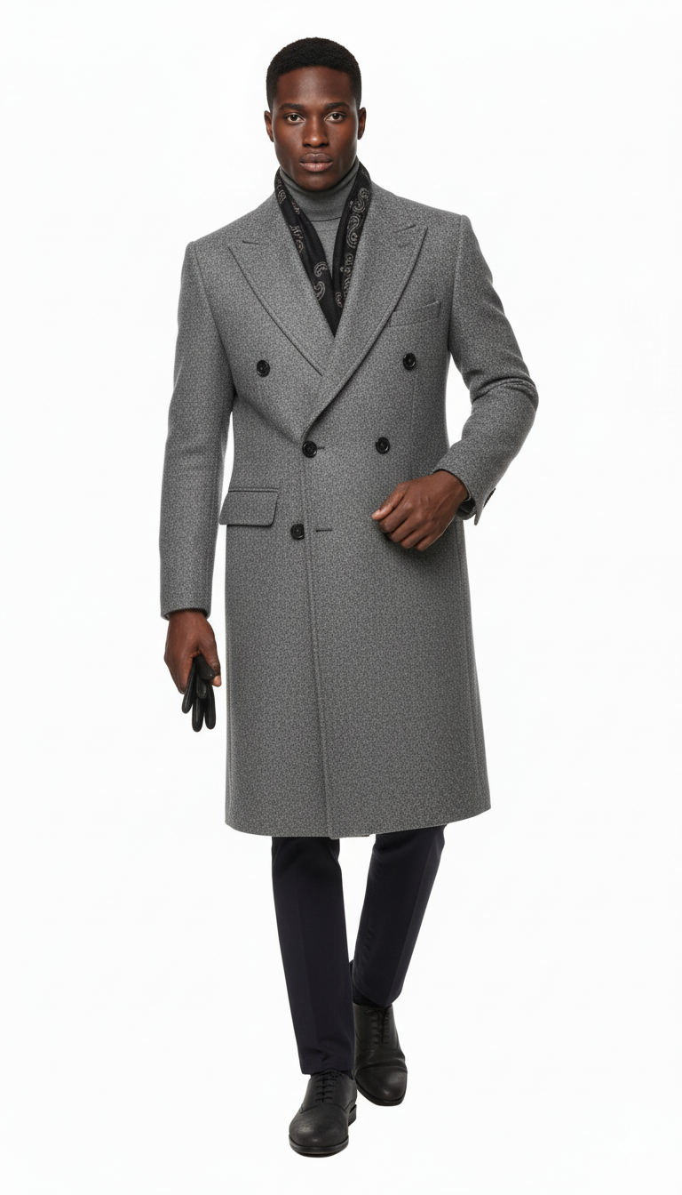 Italian Slim Fit Overcoat